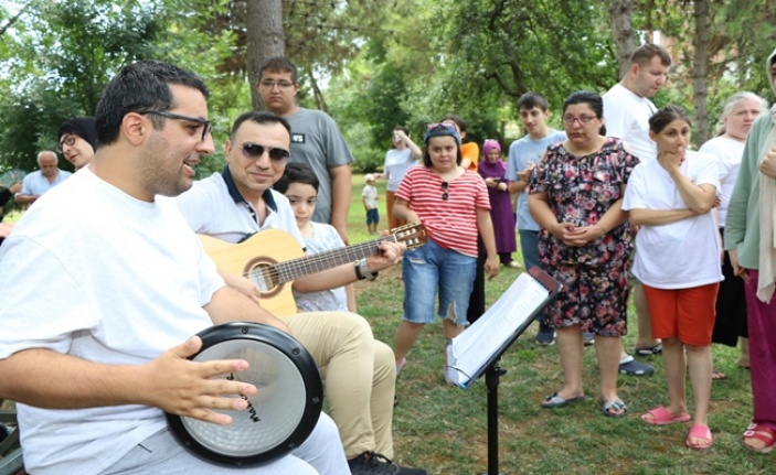 Büyükşehir'den özel bireylere kamp etkinliği