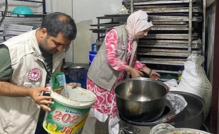 Gaziantep'te mide bulandıran denetim!