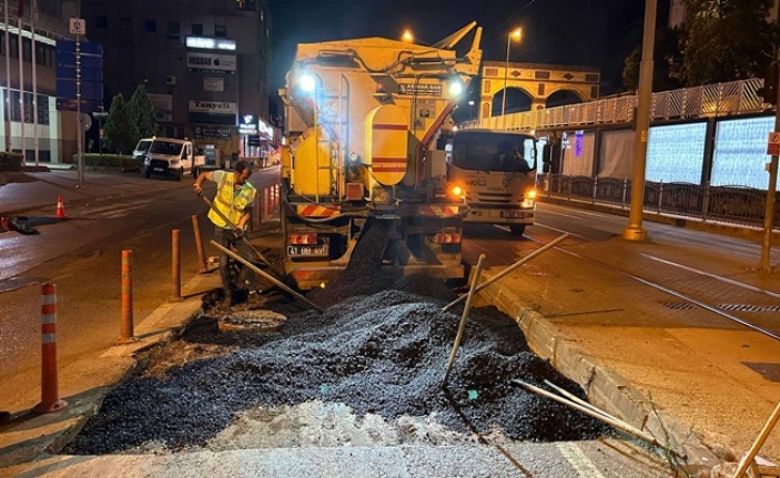 Kocaeli’de gece yarısı üstyapı seferberliği