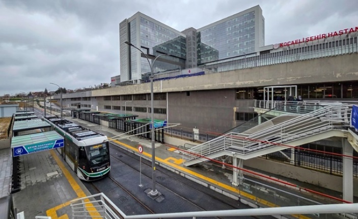 Şehir Hastanesine 15 dakikada bir tramvay