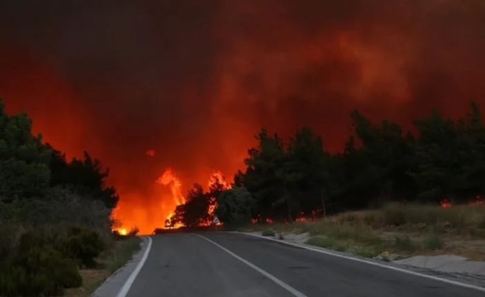 İzmir'de alevler yerleşim yerlerine sıçradı