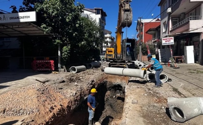 Kocaeli Kartepe'de İSU'dan altyapıya devam