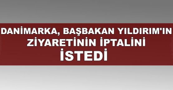  Danimarka Başbakanı, Yıldırım'ın ziyaretinin iptalini istedi