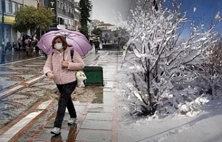 Doğu'ya kar, Marmara'ya kuvvetli yağış...