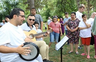 Büyükşehir'den özel bireylere kamp etkinliği