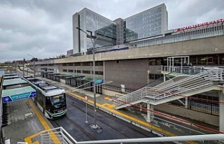 Şehir Hastanesine 15 dakikada bir tramvay