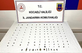 Jandarma'nın Gebze'de durdurduğu araçta...