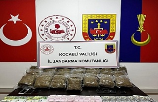 Kocaeli Jandarmadan uyuşturucu baskını! 23 kilo...