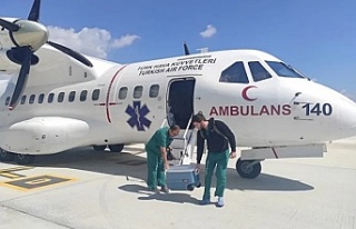 Hava Kuvvetleri'nin ambulansı organ nakli için...