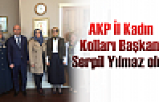 AKP İl Kadın Kolları Başkanı Serpil Yılmaz oldu