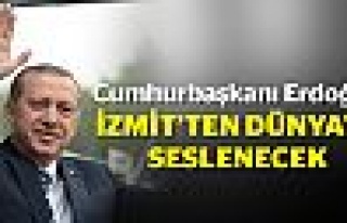  Cumhurbaşkanı Erdoğan bugün İzmit'te